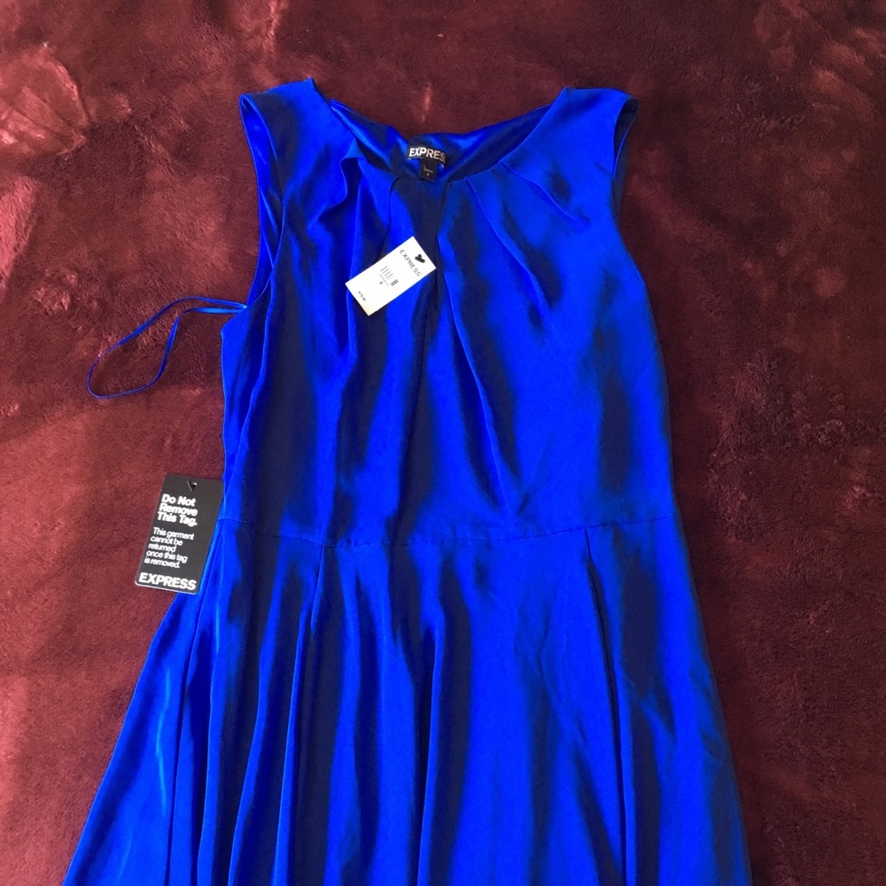 Express blue dress